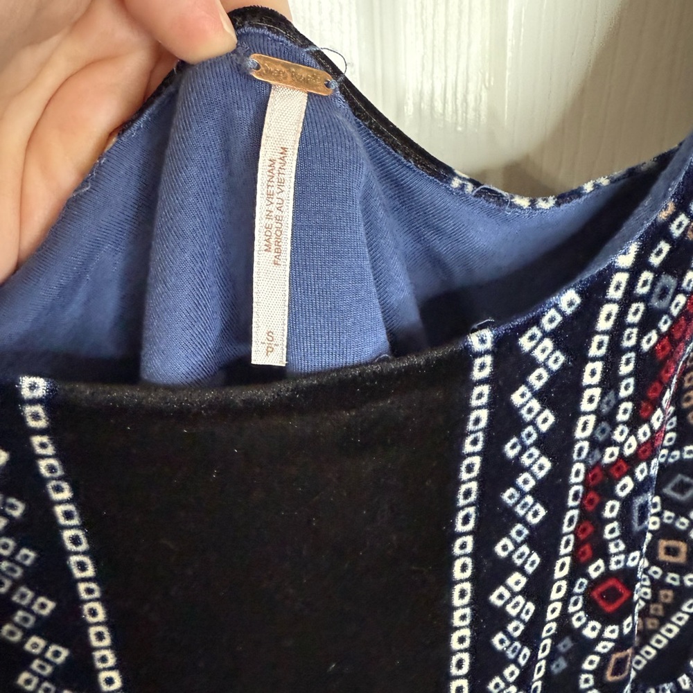 Free People Multicolor Patterned Mini Dress - Picture 7 of 8